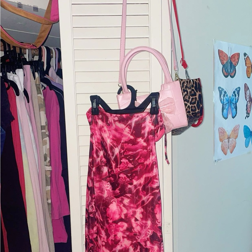 Windsor Pink Tye-Dye Mini Dress